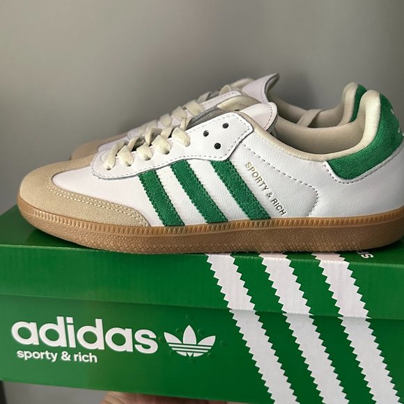 adidas Originals Shoes - Adidas Sporty & Rich x Samba OG green